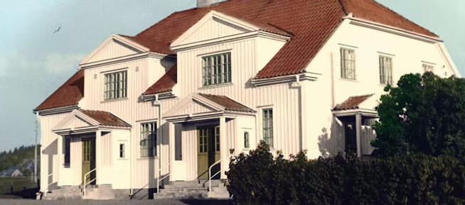 Kyrkan hur den såg ut förr Skärstad Alliansförsamling med rötter i 1800-talets väckelserörelse.